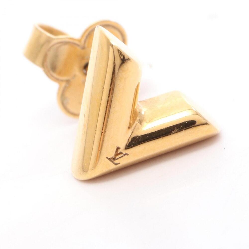 LOUIS VUITTON Gold Earrings - Picture 3 of 4